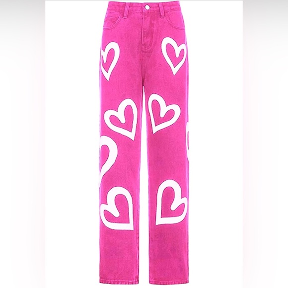 Taylor Swift Jeans Taylor Swift Lover Era Heart Jeans The Perfect